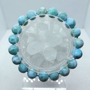 🩵 10mm MG Columbian Larimar Bracelet